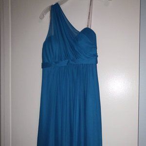 Women's pacific blue evening dress